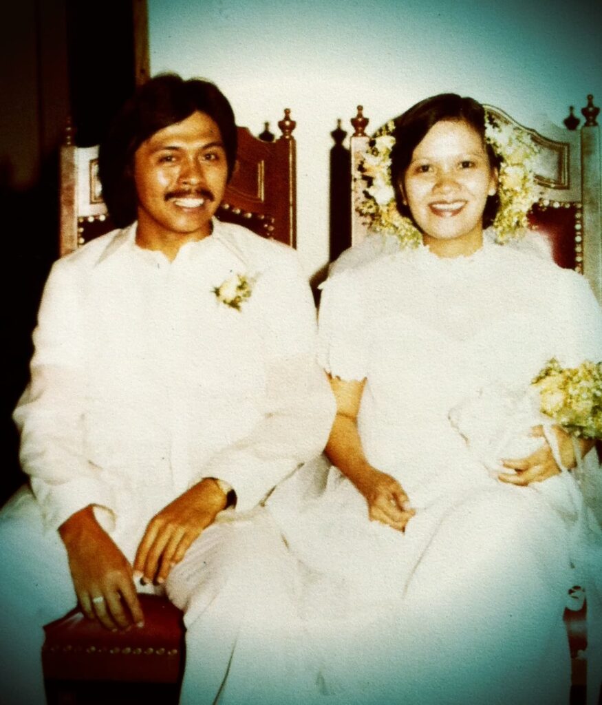 My Papa & Mama's Wedding. 9th April 1980.  They have taught me invaluable lessons about love and marriage.