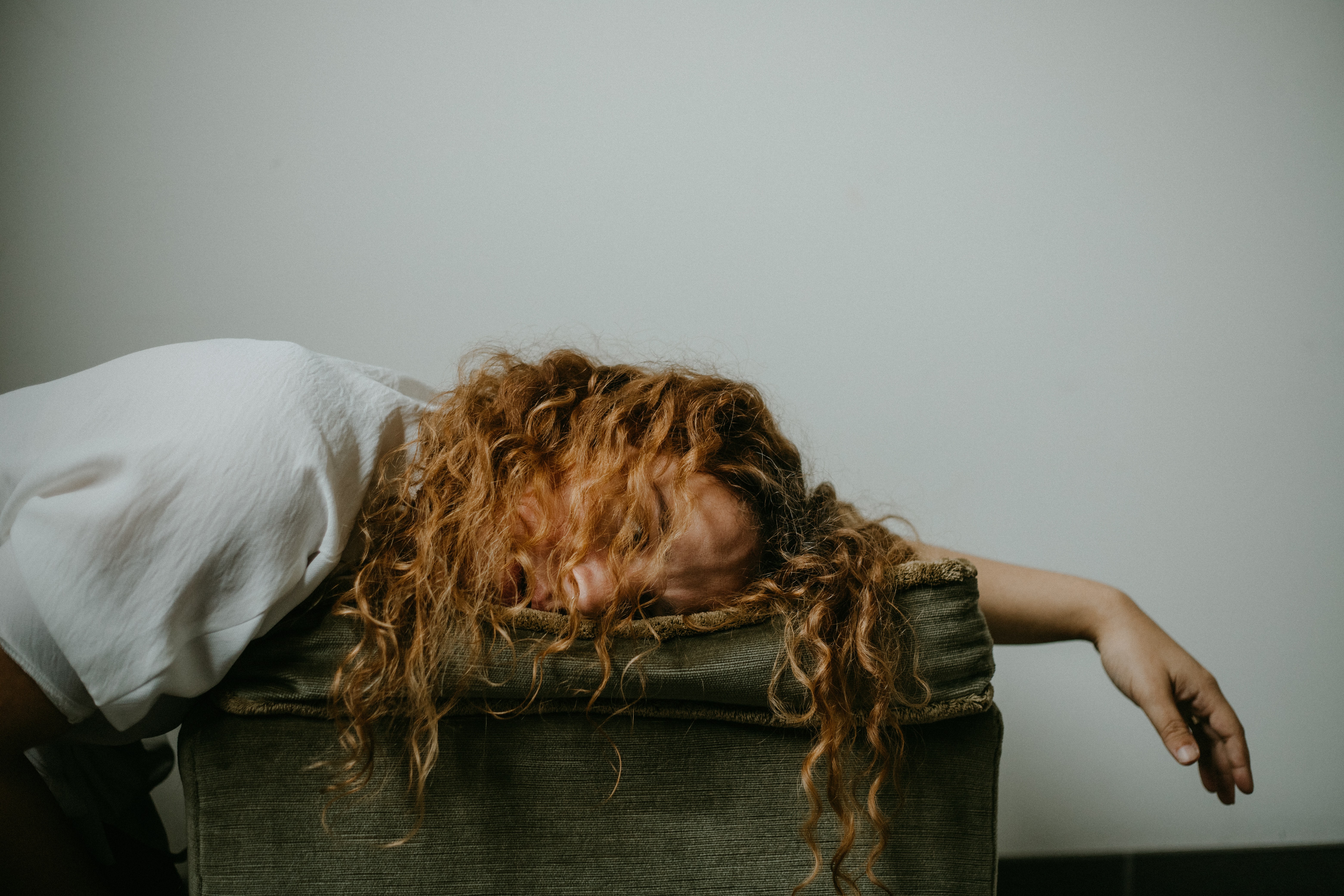 Woman Having Hard Time Sleeping